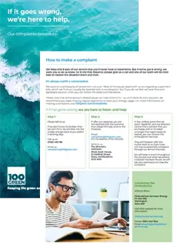 Complaints Policy Document Thumbnail