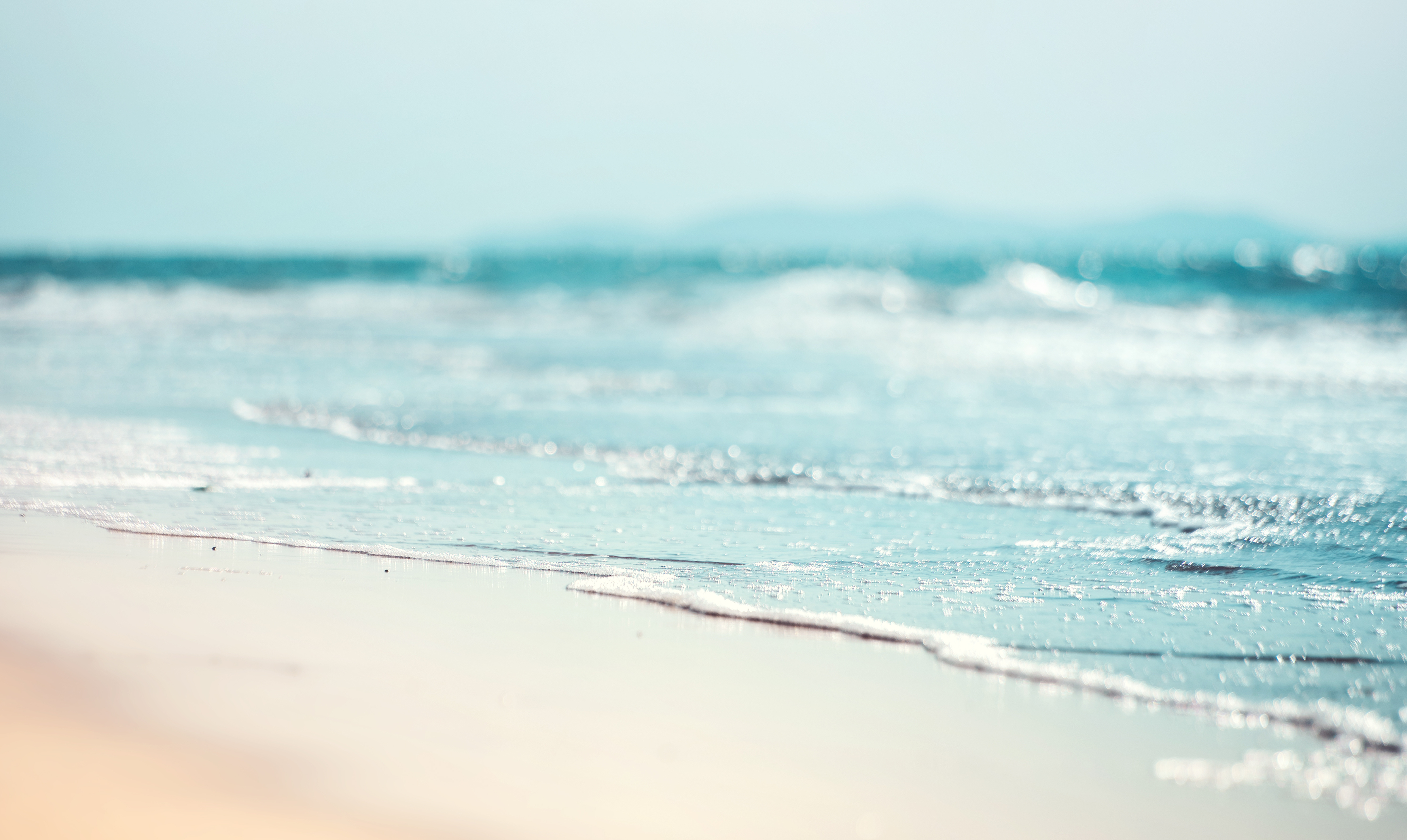Waves at a Beach